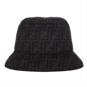 FENDI FF logo motif felt bucket hat